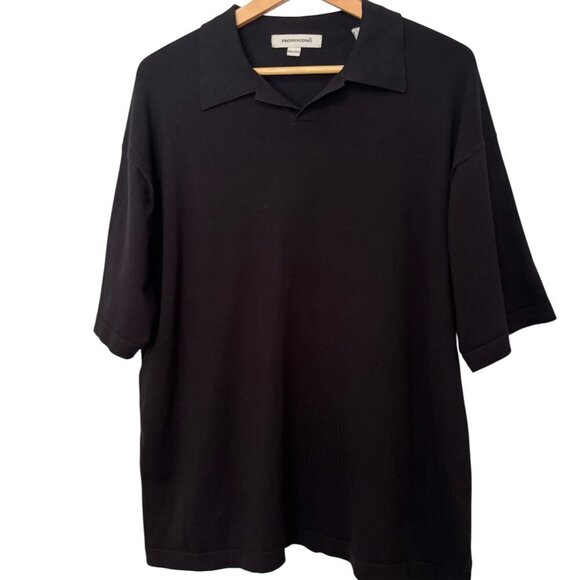 PRONTO UOMO Silk Blend Sweater Lightweight Short Sleeve Men's Size XXL EUC - Picture 1 of 5